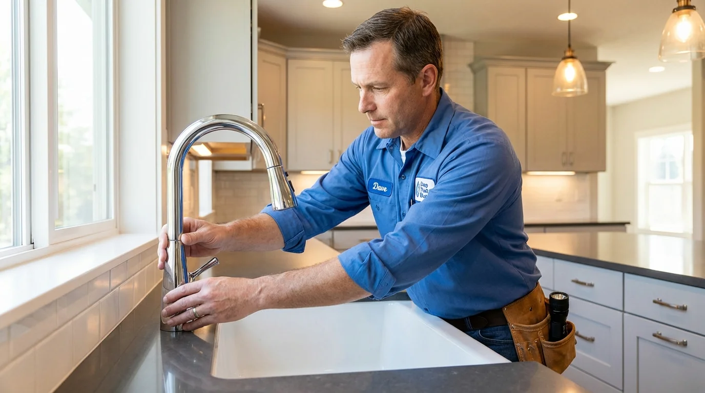 Kitchen faucet installation by Johns Plumbing LLC in Covina